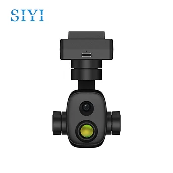 SIYI Siyi ZT6 Mini Dual Light Pod 640 * 512 Тепловизионное изображение с высоким разрешением Измерение температуры 4K Видимый свет панорамирующая Головка Ca