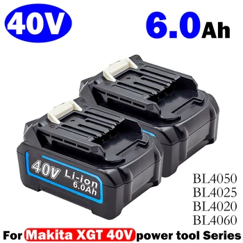 Аккумуляторная Батарея 40V 6.0Ah для Makita 40V Power Tool Battery BL4025 BL4040 BL4020 BL4050 BL4060 Электрическая Дрель-Шуруповерт