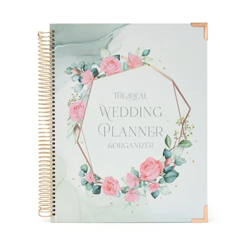 Свадебный планировщик, свадебный журнал в твердом переплете с необходимой страницей планирования, контрольным списком, подсказками